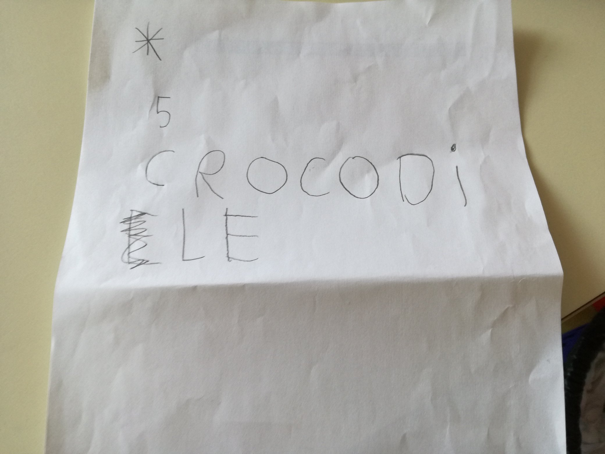 Chasse au trésor : ma récolte de lettres