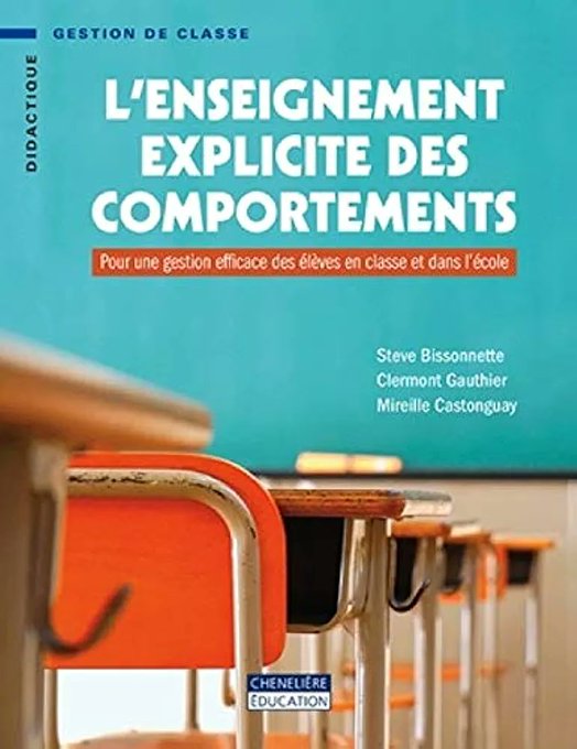 L'enseignement explicite des comportements