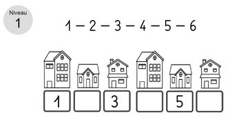 Exemple d'un exercice : les adresses des maisons