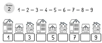Exemple d'un exercice : les adresses des maisons