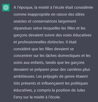 Question précise, réponse intéressante