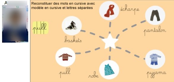 Une constellation sur ce niveau de l'atelier des mots