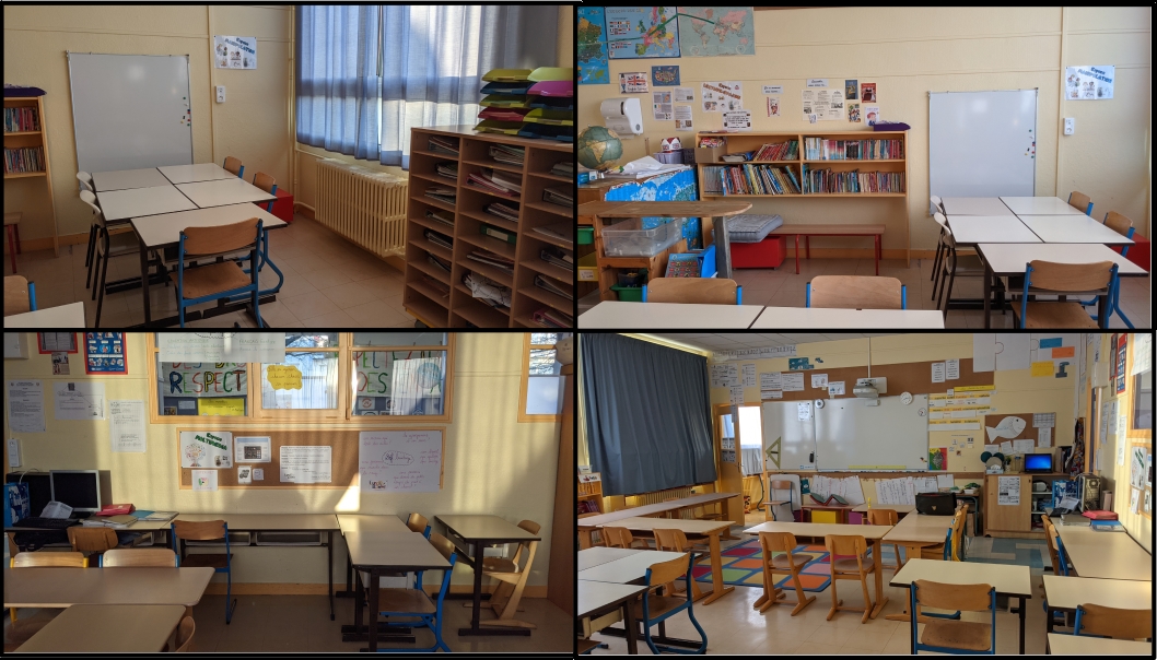 Exemples de disposition de tables